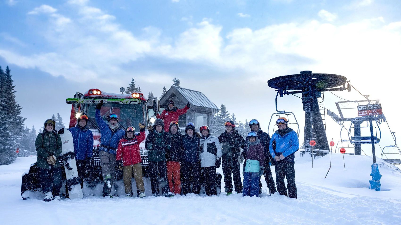 Picture of Sunrise Cabin Cat First Tracks