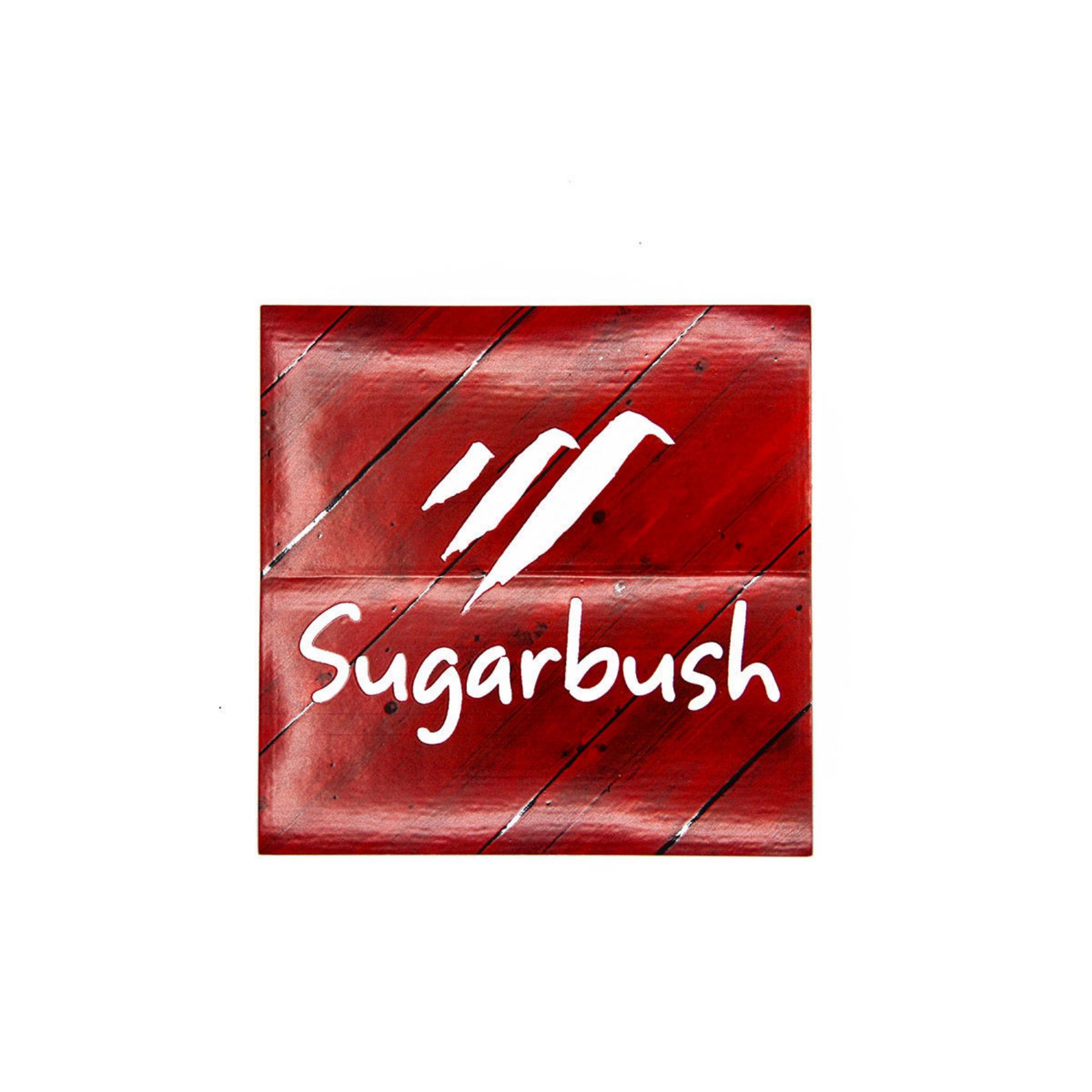 Picture of Sugarbush Red Barnwood Sticker (4x4)